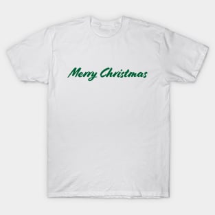 Merry Christmas - Green T-Shirt